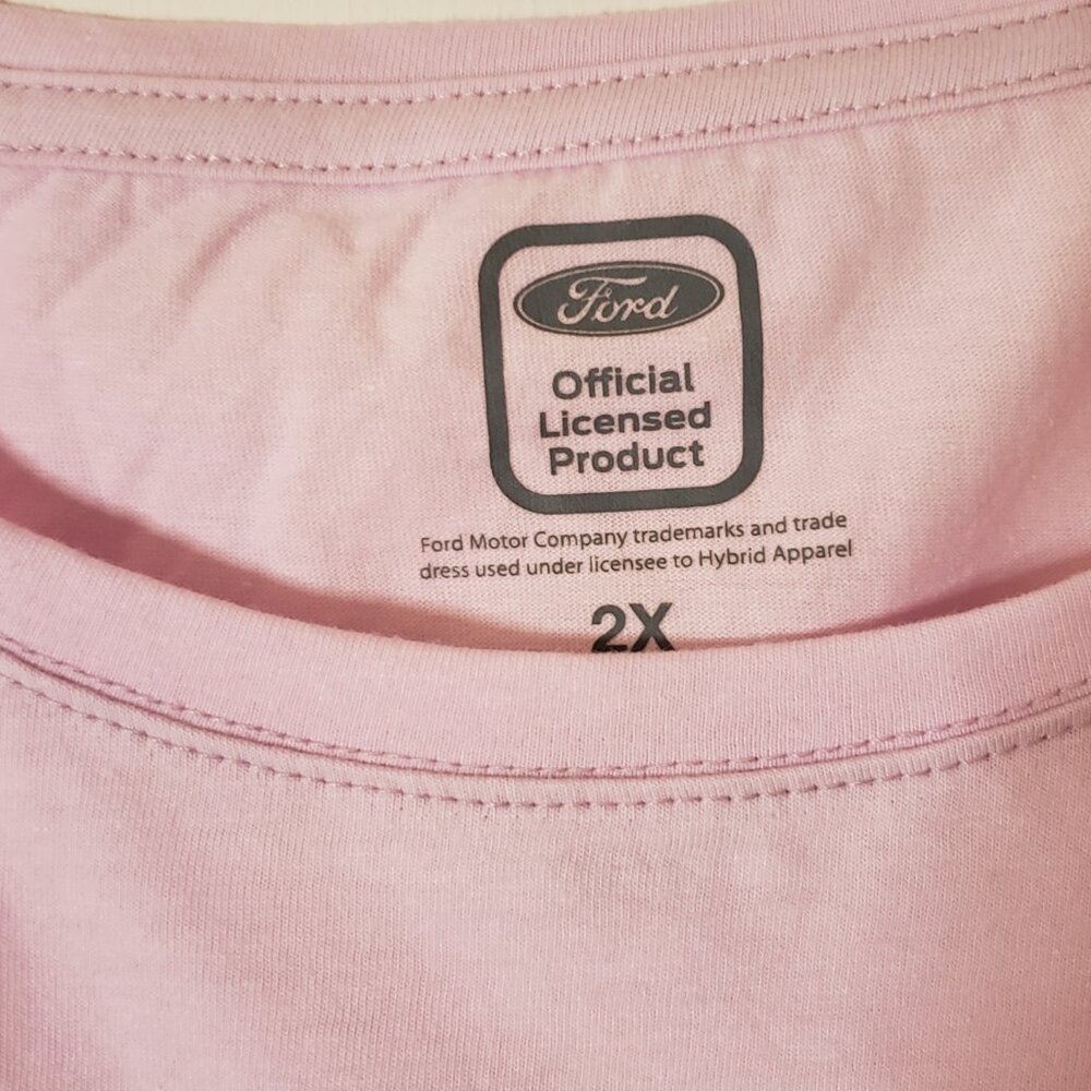 NWT Pink Mustang Womens (2X) Tee - Picture 7 of 12
